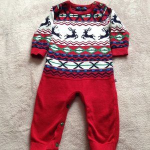 Christmas Sweater Onesie by Sophie & Sam